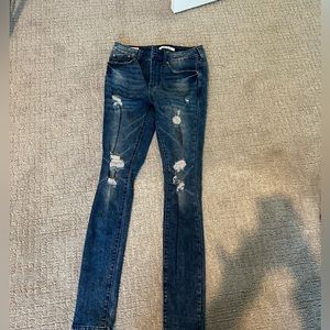 Men’s Pacsun ripped skinny blue jeans